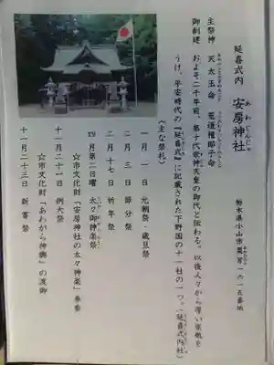 安房神社の歴史