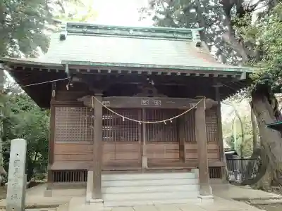 氷川社の本殿・本堂