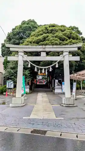 金ヶ作熊野神社の鳥居