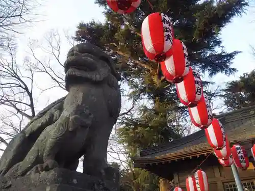 東八幡神社の狛犬