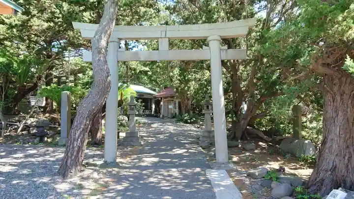 大瀬神社の鳥居