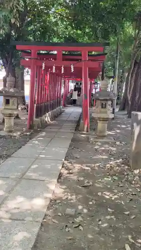 花園神社の鳥居