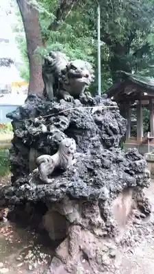前原御嶽神社の狛犬