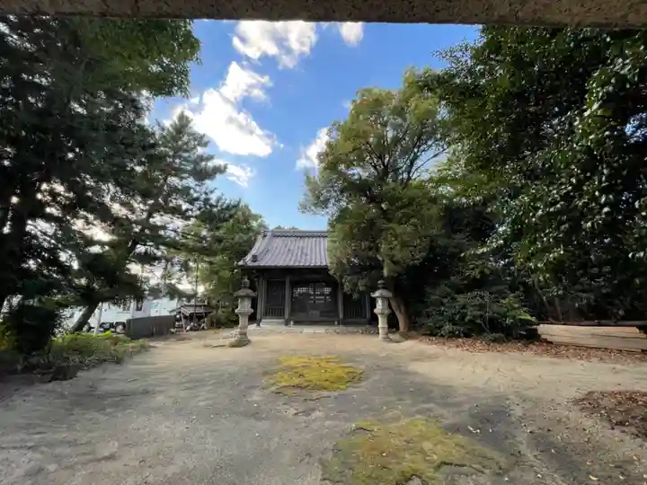 窪田神社の本殿・本堂