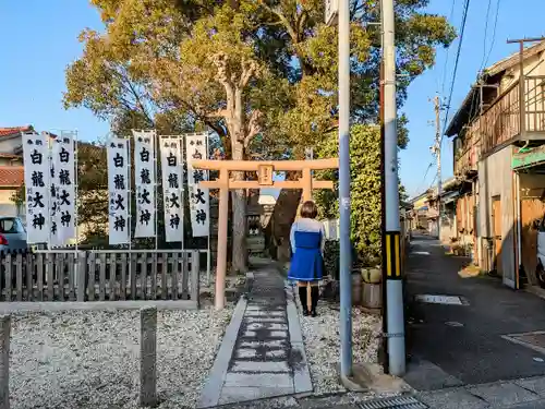 白龍神社の鳥居