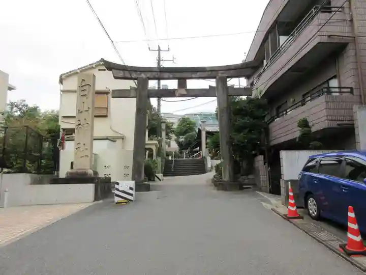 白山神社の鳥居