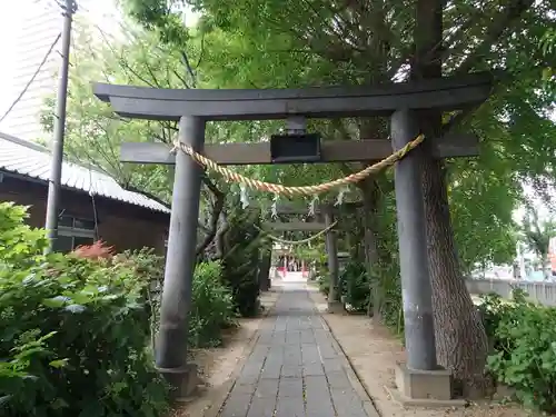 越谷香取神社の鳥居