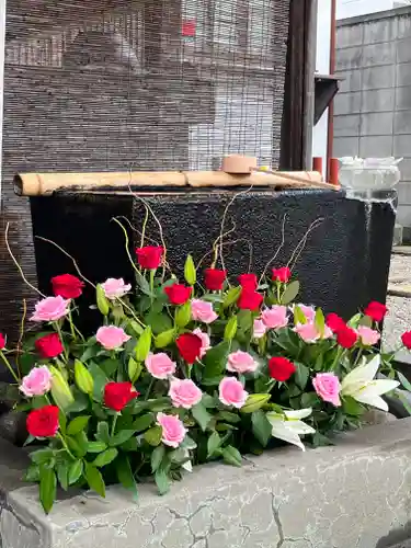 上尾御嶽神社の手水舎