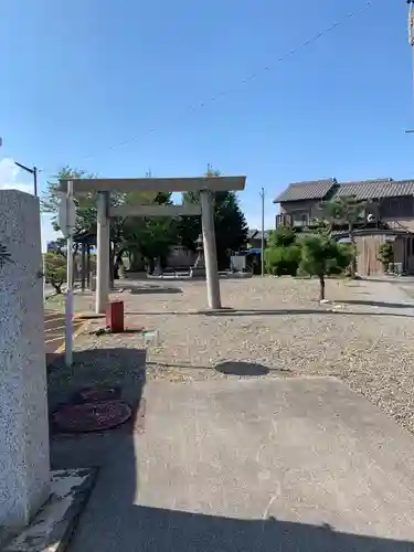 大島神明社の鳥居