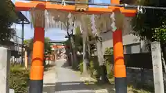 紫竹貴船神社の鳥居