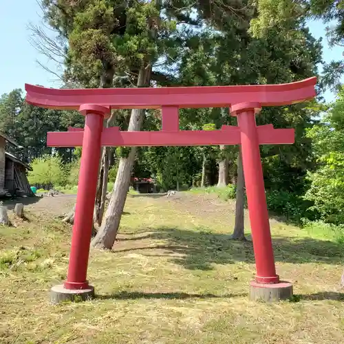 文月稲荷神社の鳥居