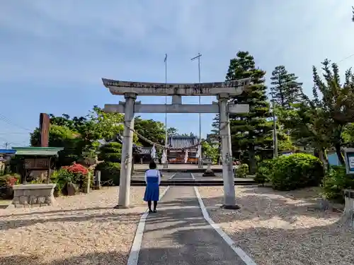 日吉山王社の鳥居