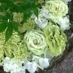 帯廣神社の手水