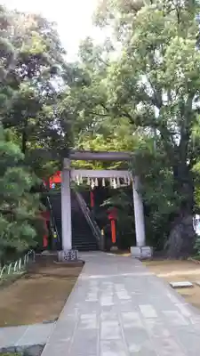 穴八幡宮の鳥居