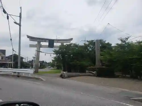 豊満神社の鳥居