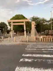 味美白山神社の鳥居