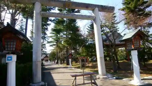 富良野神社の鳥居