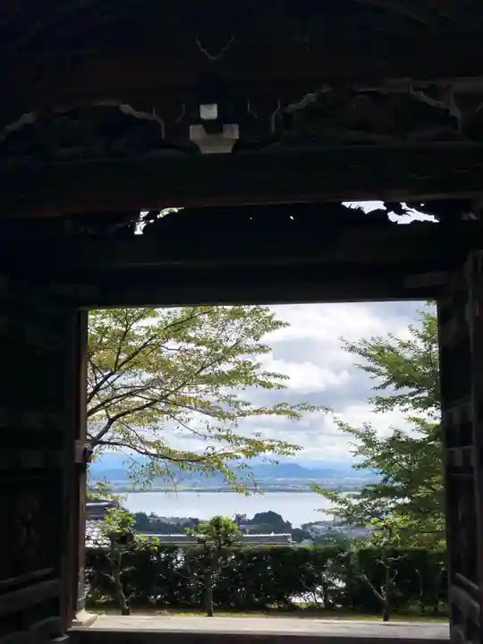 西教寺の景色