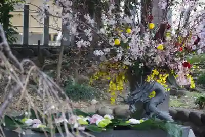 東海市熊野神社の手水舎
