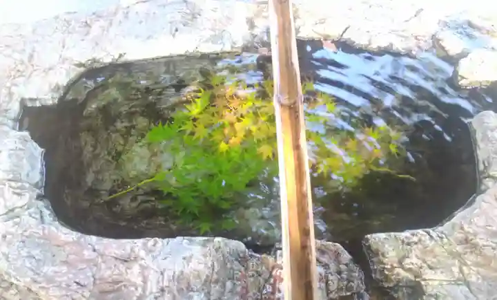 阿智神社の手水舎