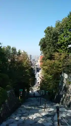 伊佐爾波神社の景色