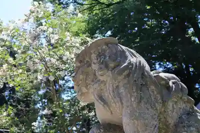 田村神社の狛犬