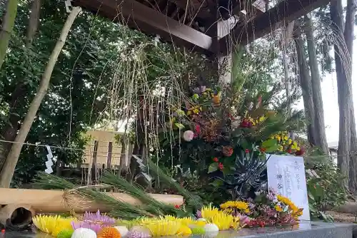 東海市熊野神社の手水舎