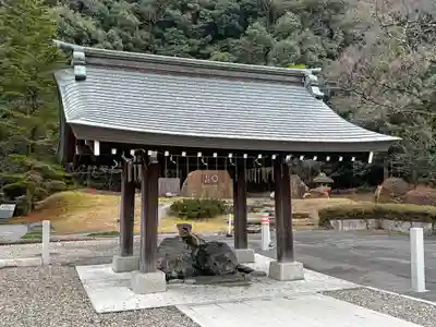 岐阜護國神社の手水舎