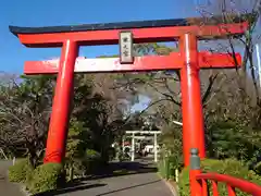 米之宮浅間神社の鳥居