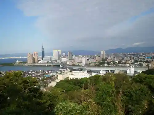 鷲尾愛宕神社の景色