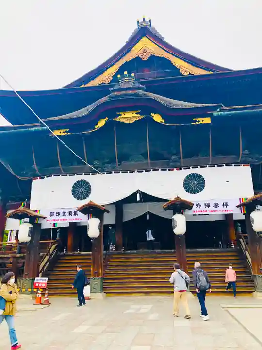 善光寺の本殿・本堂