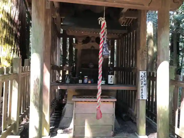 首塚大明神の本殿・本堂