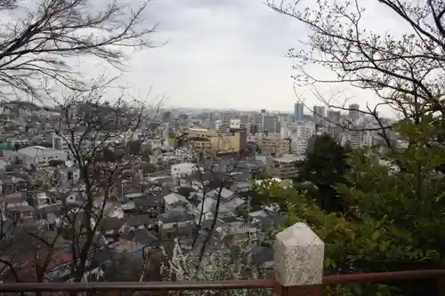 板宿八幡神社の景色