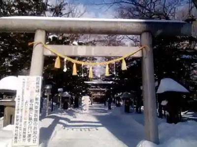 新琴似神社の鳥居
