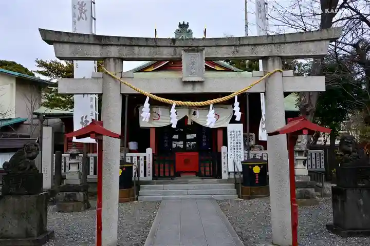 (芝生)浅間神社の鳥居