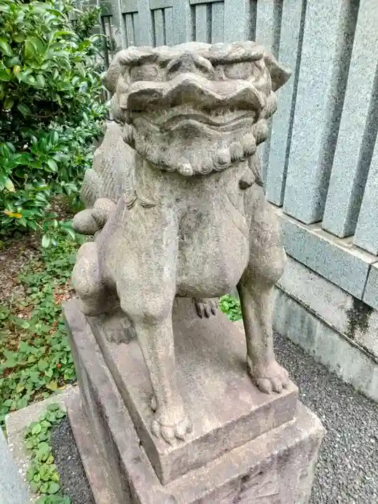 白金氷川神社の狛犬