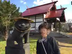 江部乙神社の狛犬