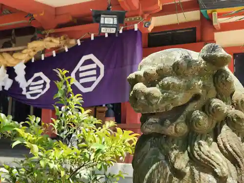 稲爪神社の狛犬