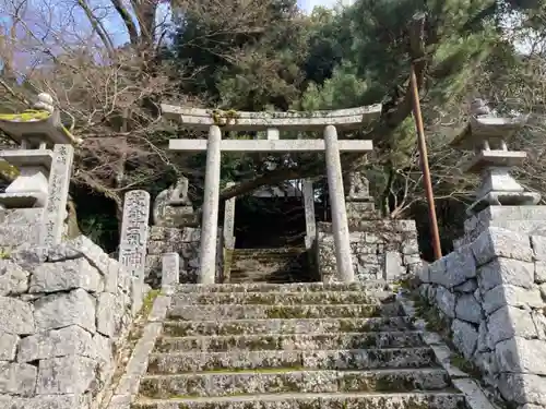 五明神社の鳥居