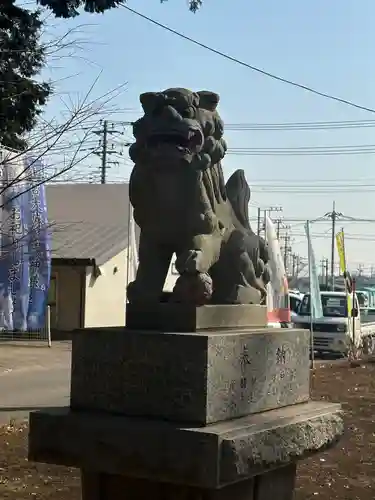 沓掛香取神社の狛犬