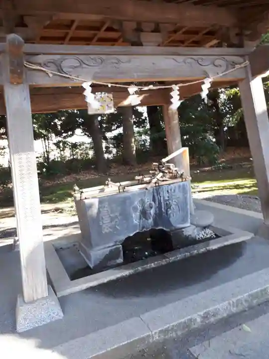 朝日森天満宮の手水舎