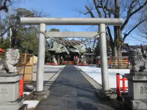 上野総社神社の鳥居