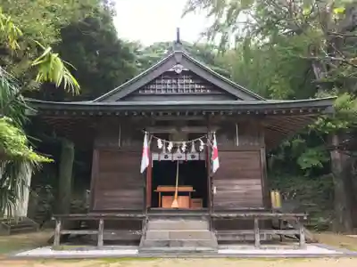 白沙八幡神社の本殿・本堂