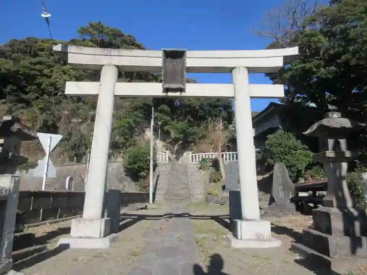 龍口明神社(元宮)の鳥居