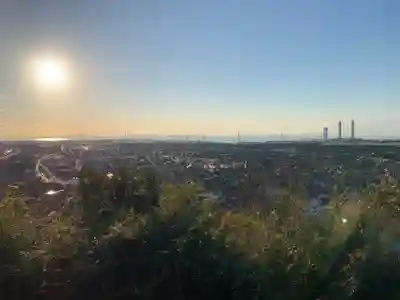 人見神社の景色