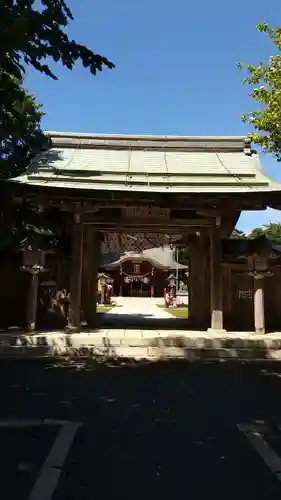 根室金刀比羅神社の山門・神門