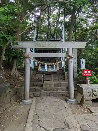 八百富神社の鳥居