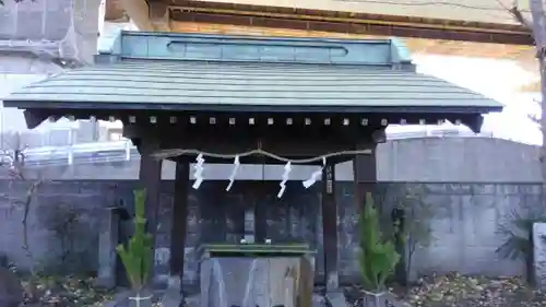 小谷野神社の手水