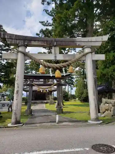  山見八幡宮の鳥居