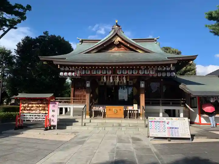 中野沼袋氷川神社の本殿・本堂